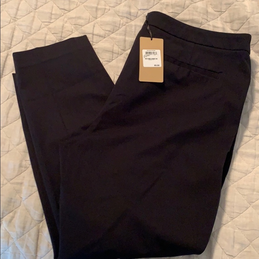 NWT Halogen Black Ankle Pants Size 16 Plus